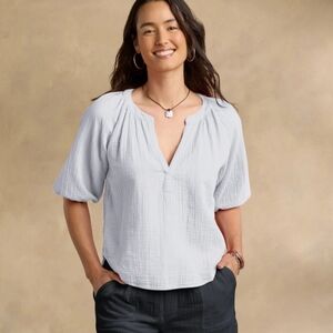 beachlunchlounge Light Blue Blouse